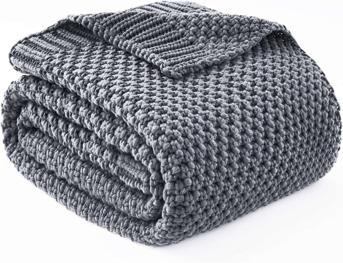 Weighted Blanket Knitted Cooling Microfiber Even Weight