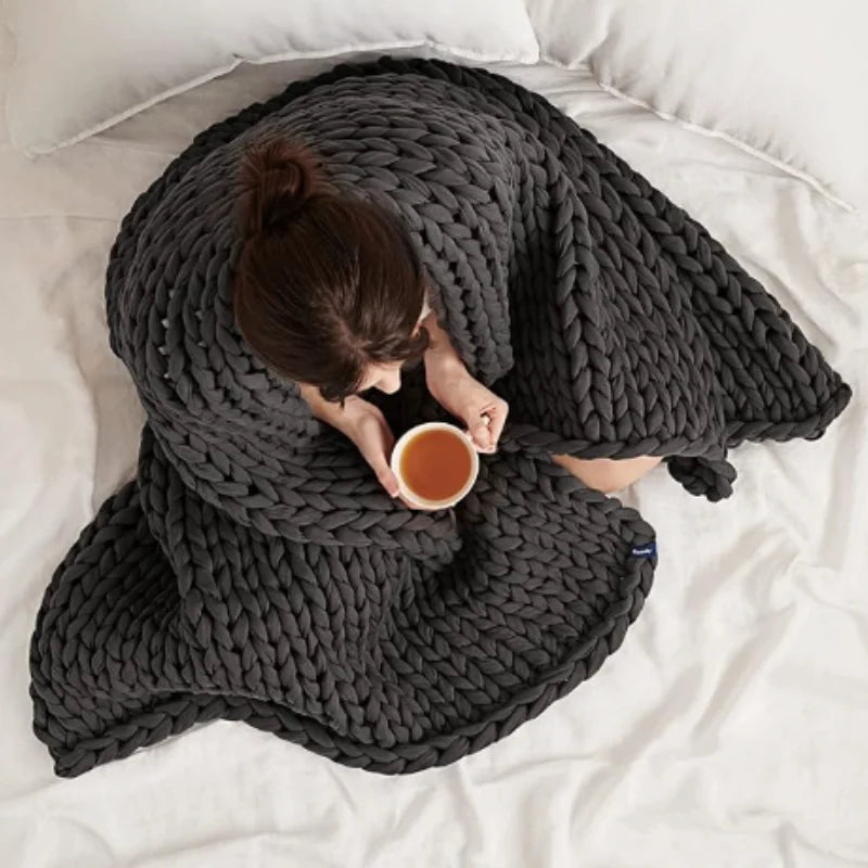Weighted Blanket Organic Cotton Breathable Machine Washable