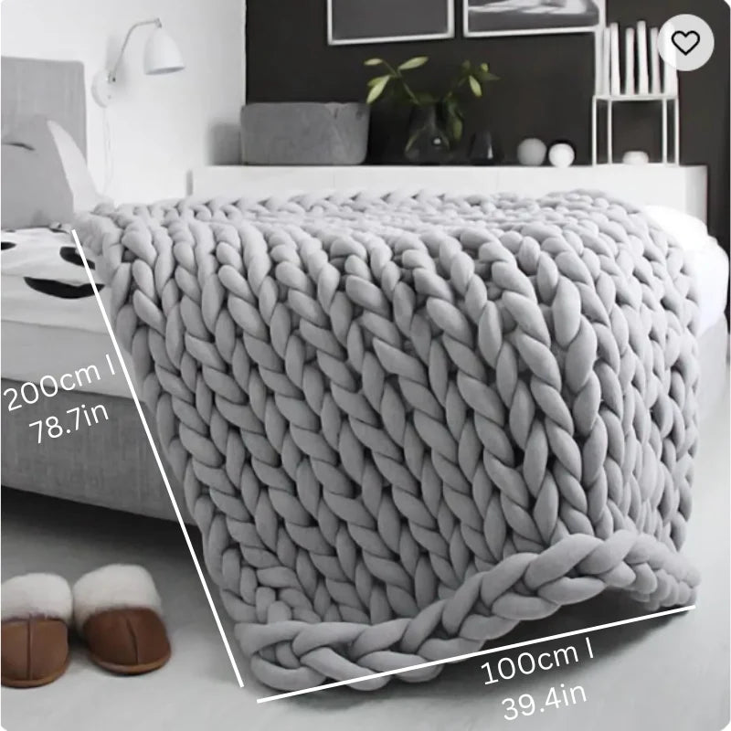Weighted Blanket Organic Cotton Breathable Machine Washable