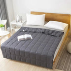 Weighted Blanket Quilted Breathable Cotton Machine Washable