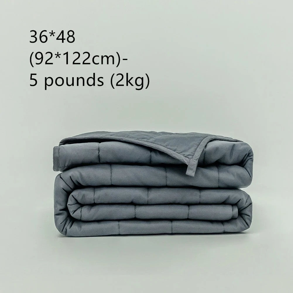 Weighted Blanket Quilted Cotton Breathable Corner Ties