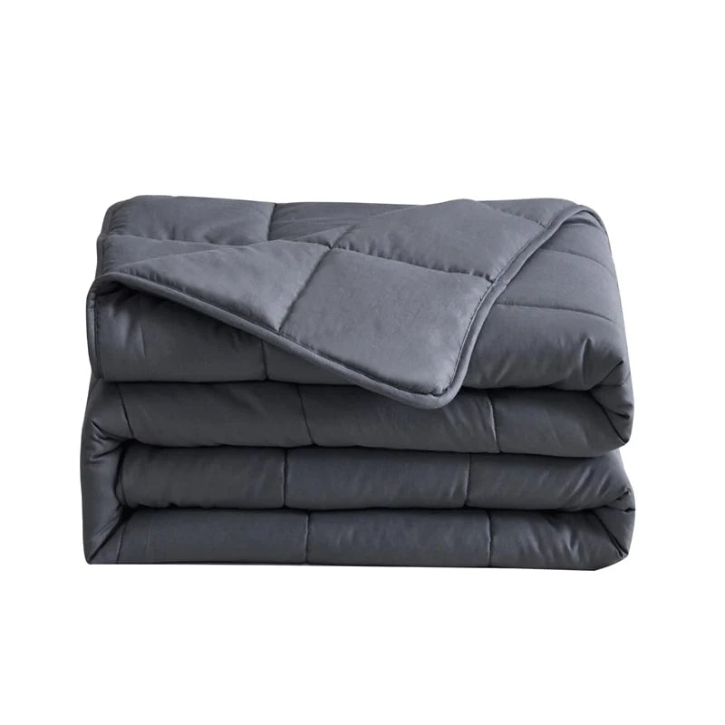 Weighted Blanket Quilted Cotton Breathable Corner Ties