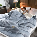 Weighted Blanket Sherpa-Fleece Therapeutic Relief