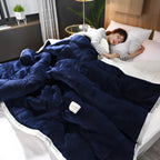 Weighted Blanket Sherpa-Fleece Therapeutic Relief