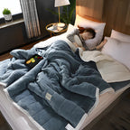 Weighted Blanket Sherpa-Fleece Therapeutic Relief