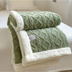Weighted Blanket Sherpa Plush Even Weight Distribution Machine Washable