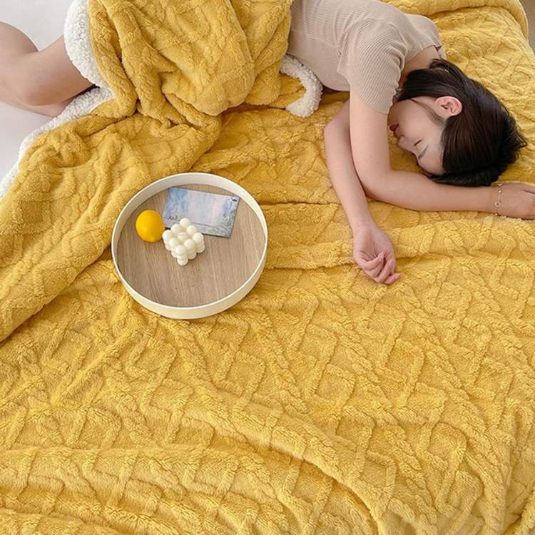 Weighted Blanket Sherpa Plush Even Weight Distribution Machine Washable