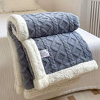 Weighted Blanket Sherpa Plush Even Weight Distribution Machine Washable