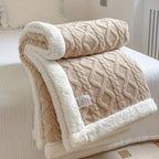 Weighted Blanket Sherpa Plush Even Weight Distribution Machine Washable