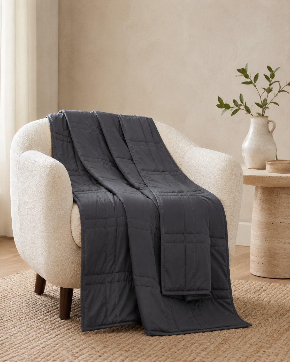 Weighted Blanket Soft Breathable Fabric Calming Comfort