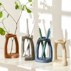 Weighted Ceramic Space-Saving Countertop Organizer