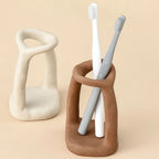 Weighted Ceramic Space-Saving Countertop Organizer