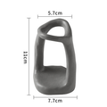 Weighted Ceramic Space-Saving Countertop Organizer