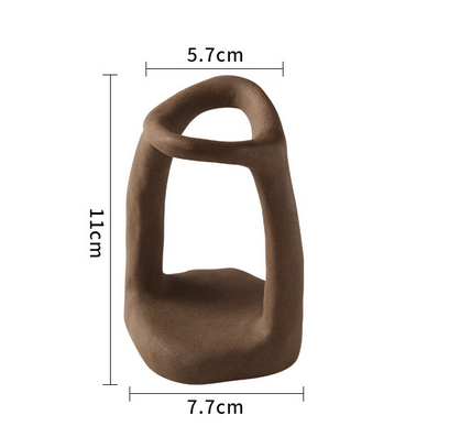 Weighted Ceramic Space-Saving Countertop Organizer