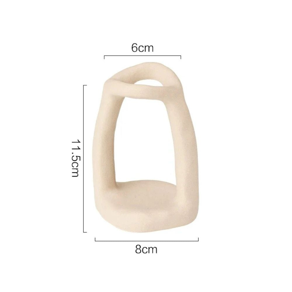 Weighted Ceramic Space-Saving Countertop Organizer
