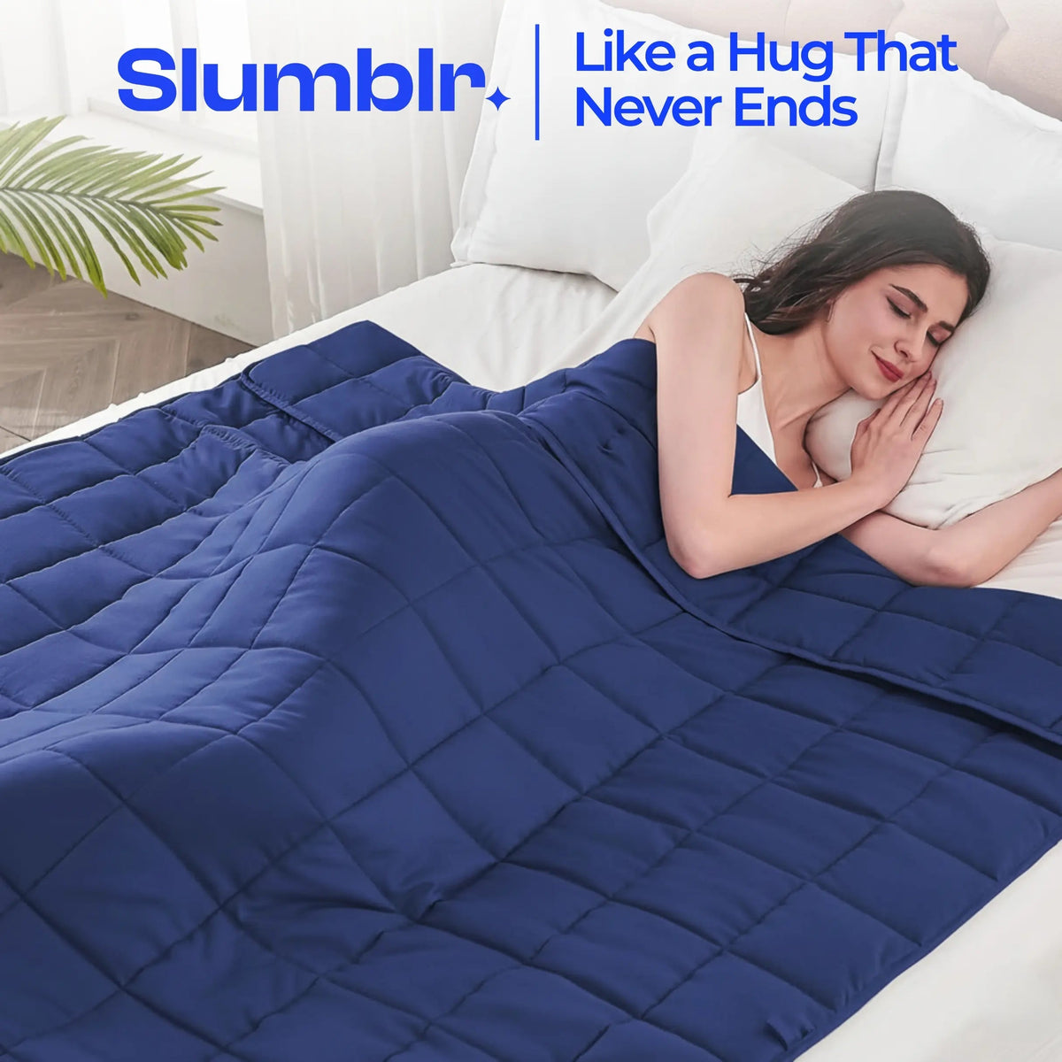 Weighted Cooling Blanket Glass Beads & Breathable Microfiber Shell