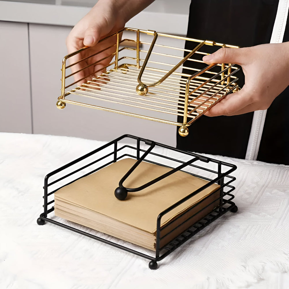 Weighted Iron Napkin Holder