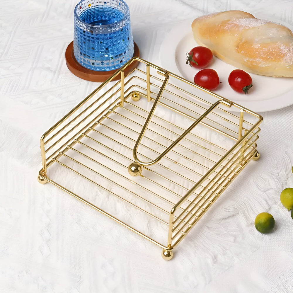 Weighted Iron Napkin Holder
