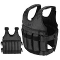 Weighted Vest Adjustable 110 lb Capacity Padded Shoulders