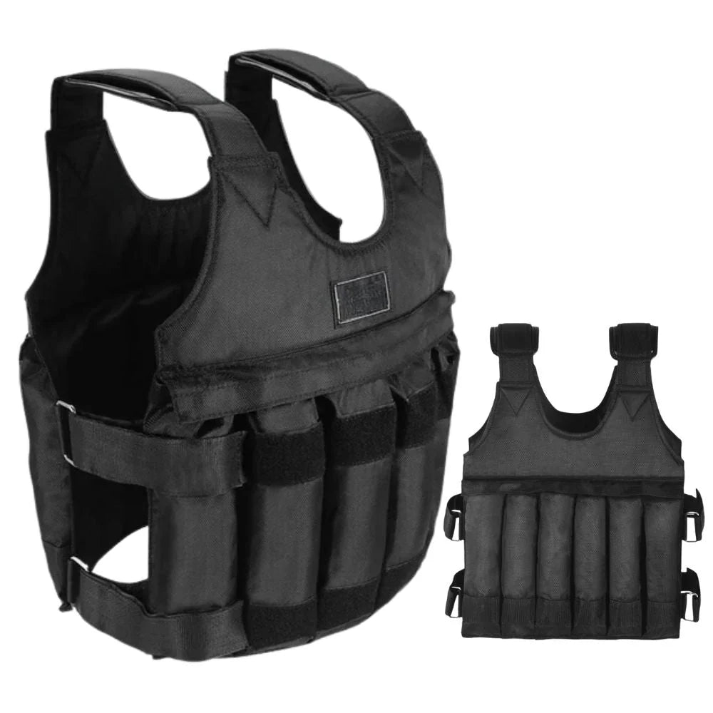 Weighted Vest Adjustable 110 lb Oxford Fabric