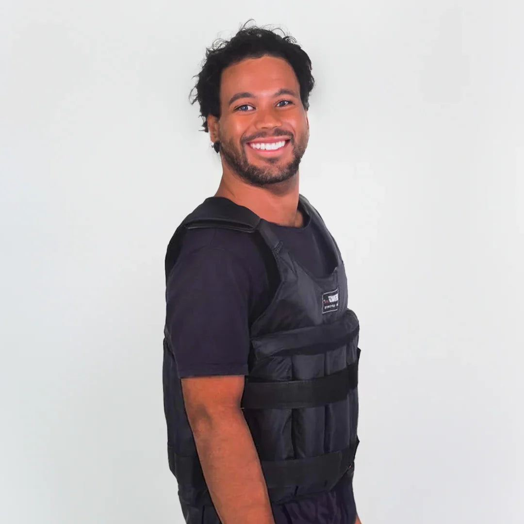 Weighted Vest Adjustable 110 lb Oxford Fabric