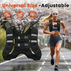 Weighted Vest Adjustable Breathable Neoprene Even Weight Distribution