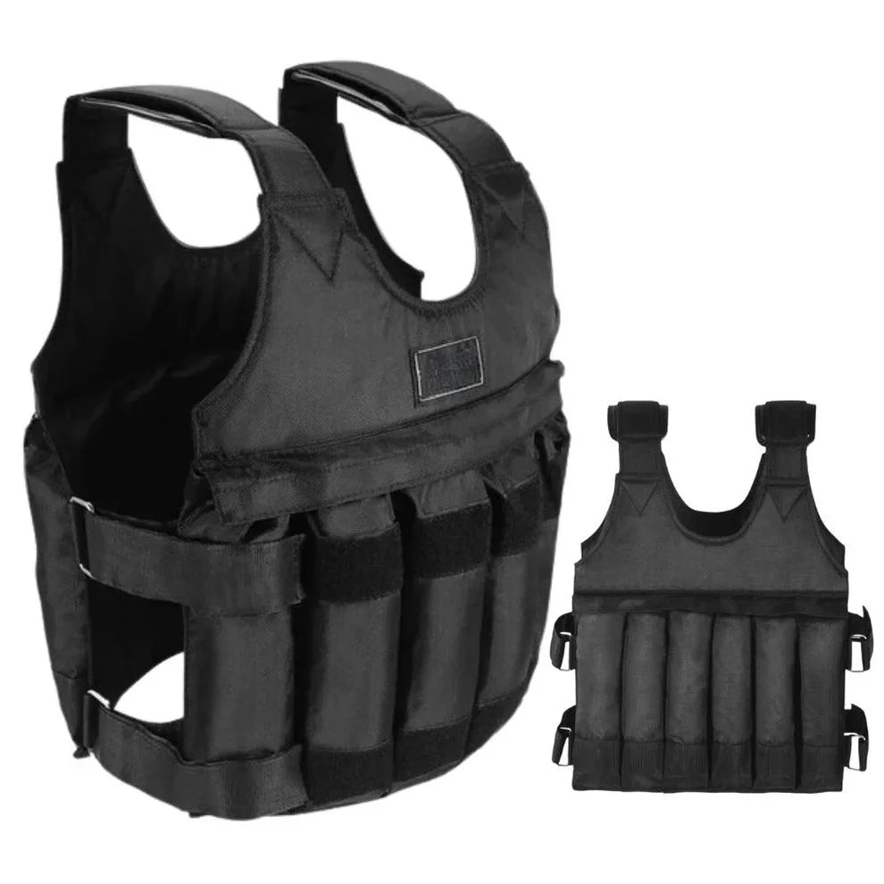Weighted Vest Adjustable Up To 110 lb Removable Weights