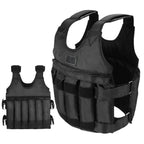 Weighted Vest Removable Weights Balanced Distribution 110 lb