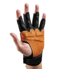 Weightlifting Gloves Non-Slip Palm & Adjustable Wrist Support