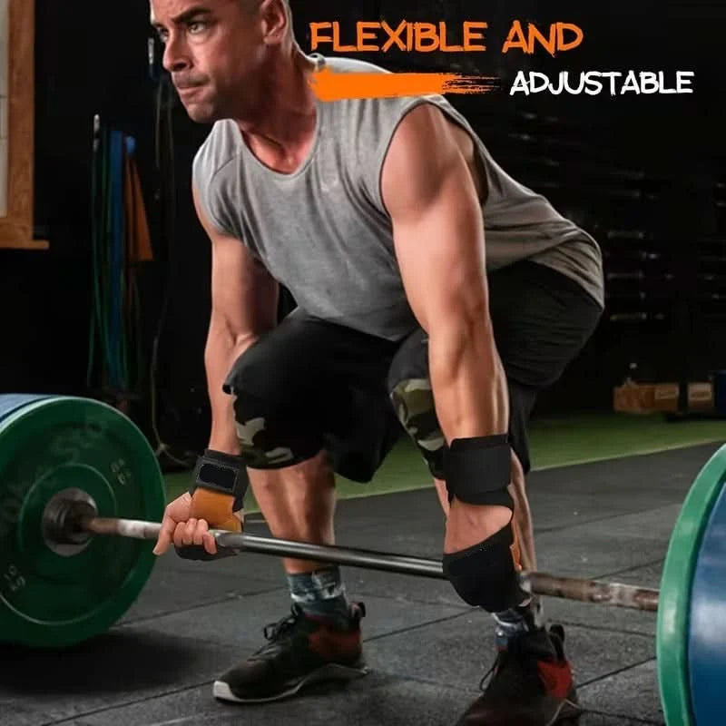 Weightlifting Gloves Non-Slip Palm & Adjustable Wrist Support