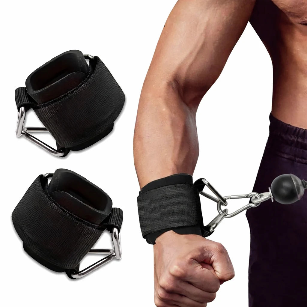 Weightlifting Wrist Straps Adjustable Non-Slip Woven Nylon