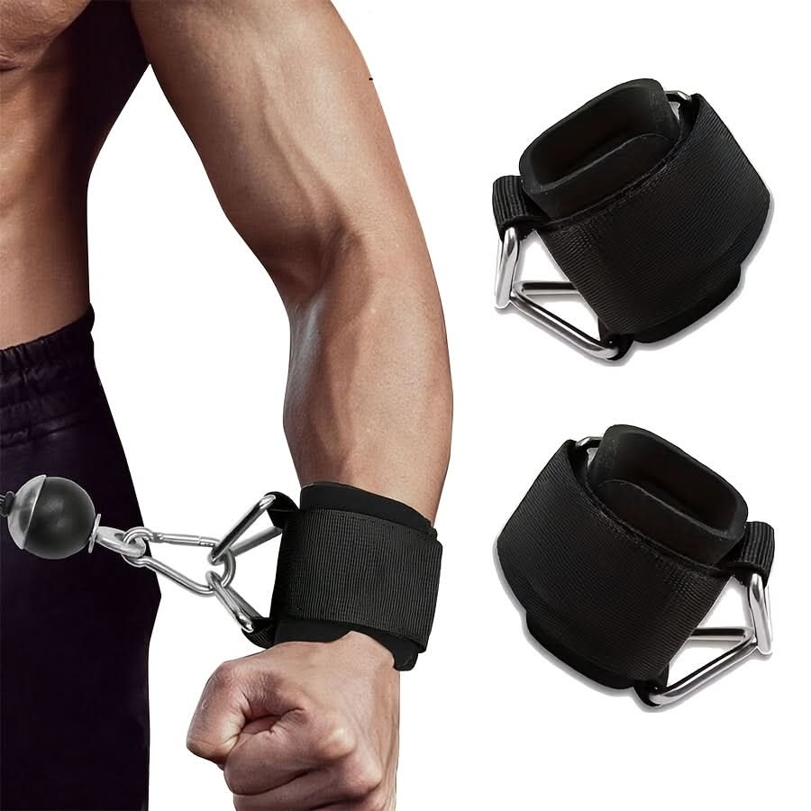 Weightlifting Wrist Straps Adjustable Non-Slip Woven Nylon