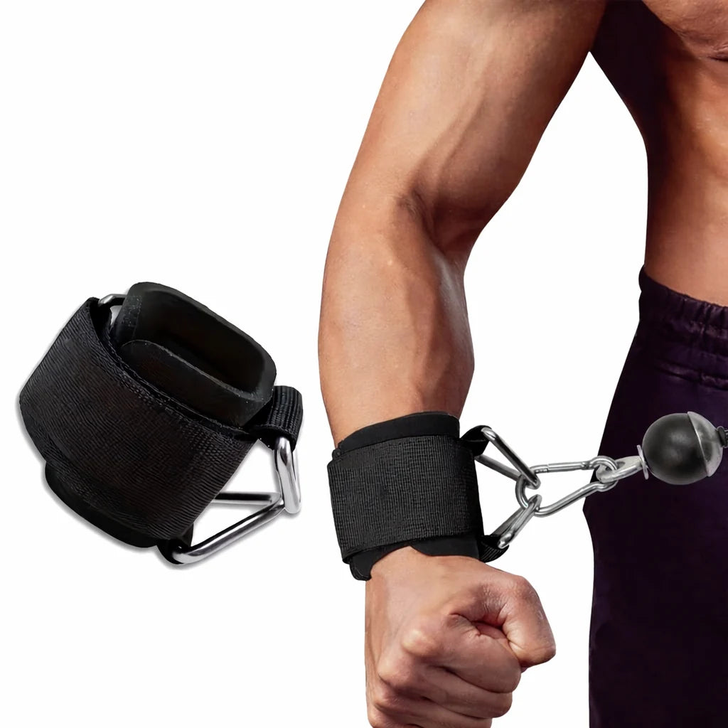 Weightlifting Wrist Straps Adjustable Non-Slip Woven Nylon