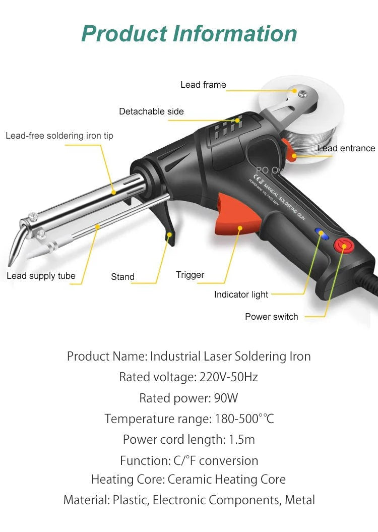 Welding & Cutting Tool Ceramic Heating Core 20-Second Heat-Up
