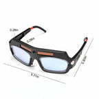 Welding Goggles Auto Darkening & Solar-Powered Anti-Scratch Polycarbonate Lens