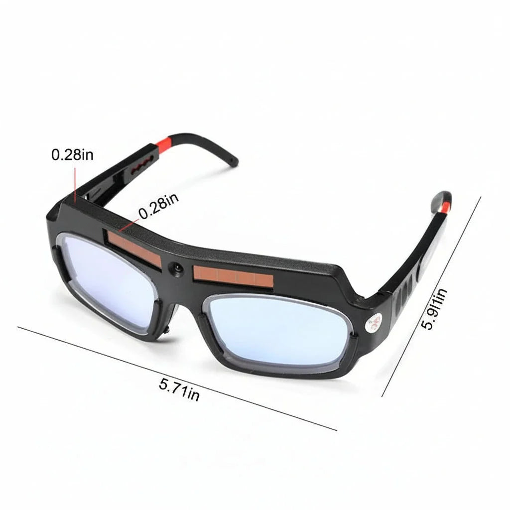Welding Goggles Auto Darkening Solar Powered UV Protection