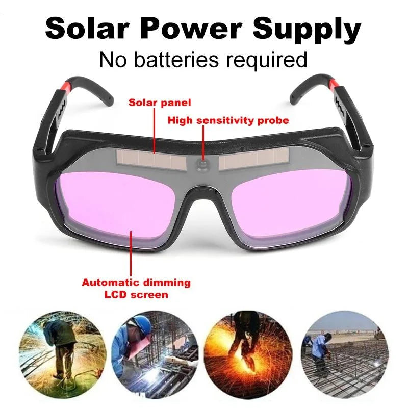 Welding Goggles Auto Darkening Solar Powered UV Protection