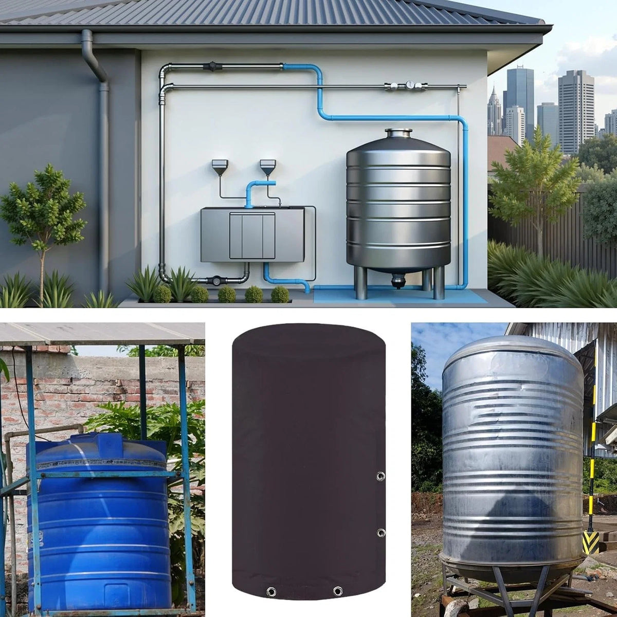 Well Pump Cover Insulated Aluminum-Lined Waterproof