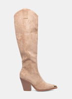Western Boots High Shaft & Block Heel Pointed Toe