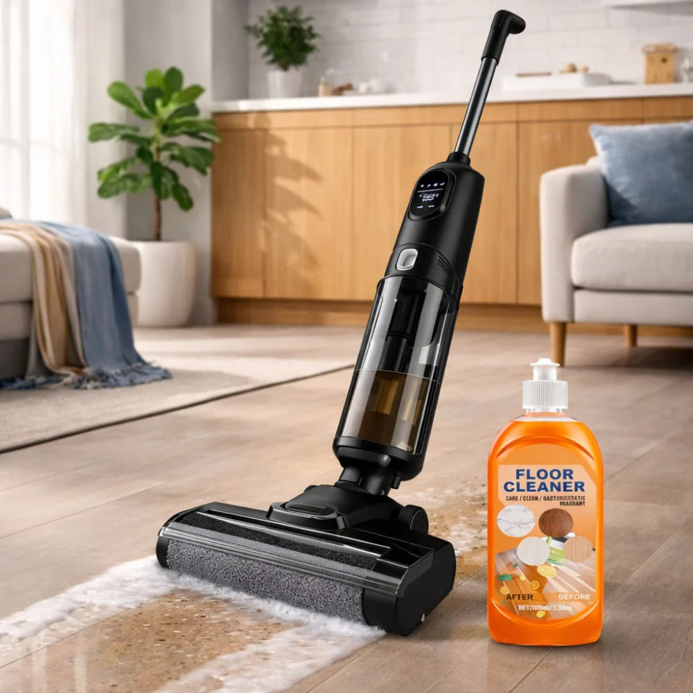 Wet Dry Vacuum Cordless 3-in-1 Self-Cleaning Brush