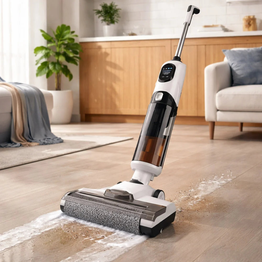 Wet Dry Vacuum Cordless 3-in-1 Self-Cleaning Brush