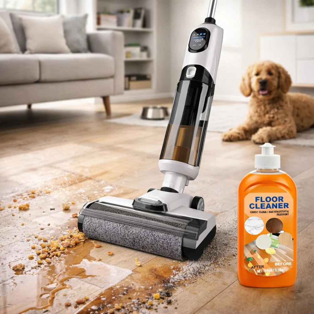 Wet Dry Vacuum Cordless 3-in-1 Self-Cleaning Brush