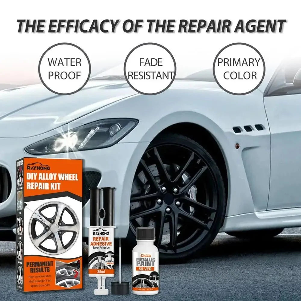 Wheel Repair Kit Alloy & Steel 30 Minute Repair