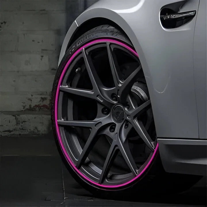 Wheel Rim Protector Low-Profile Peel-and-Stick 26.2 Ft Roll