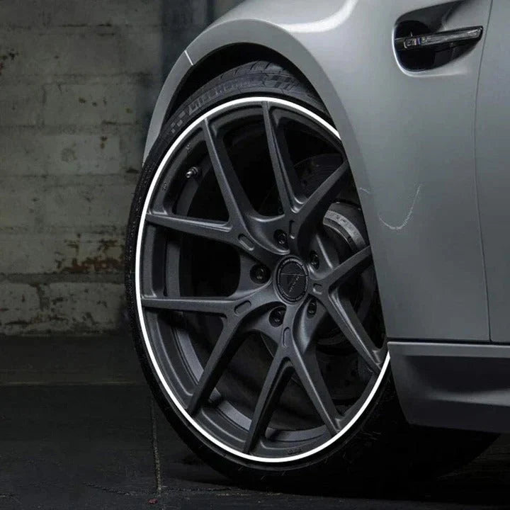 Wheel Rim Protector Low-Profile Peel-and-Stick 26.2 Ft Roll