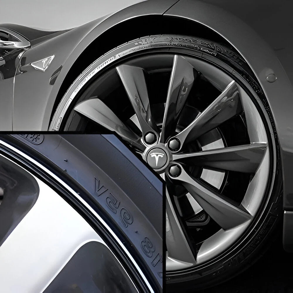 Wheel Rim Protector Low-Profile Peel-and-Stick 26.2 Ft Roll