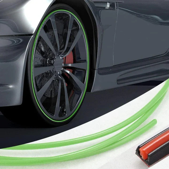 Wheel Rim Protector Self Adhesive Rubber 8m