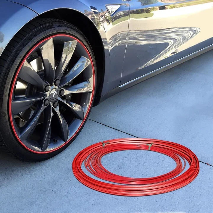 Wheel Rim Protector Self Adhesive Rubber 8m