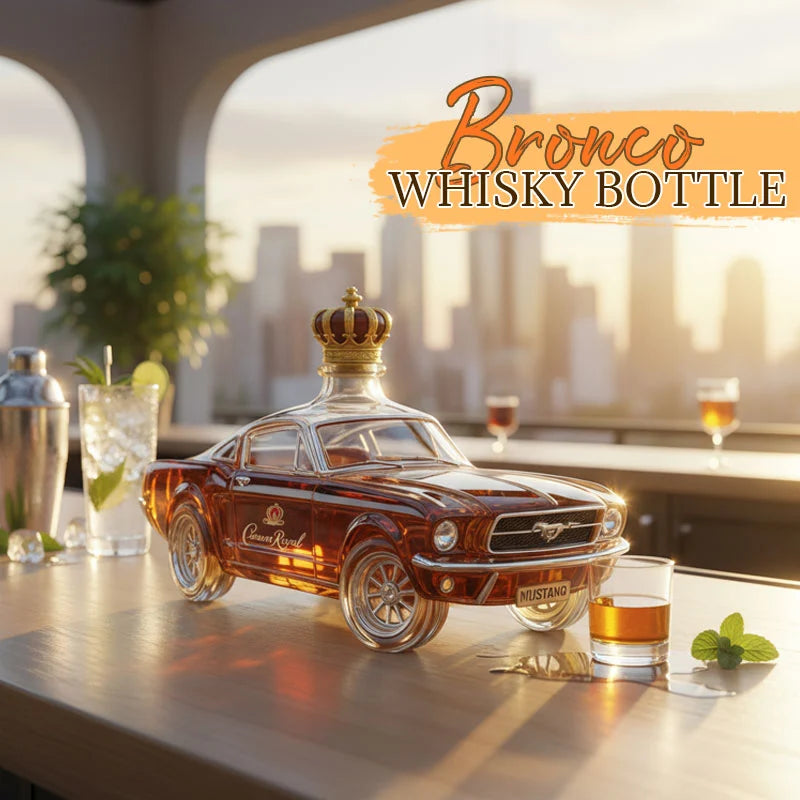 Whiskey Bottle Horse-Inspired Sculptural Design