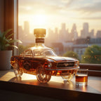 Whiskey Bottle Horse-Inspired Sculptural Design